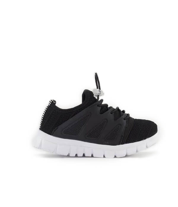 AD BLACK MESH SNEAKERS FOR KIDS