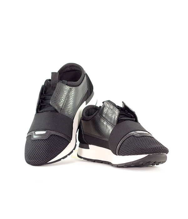 Tess Gomma Black Women Sneakers