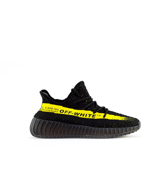 KANYEEZY 350 BLACK RUNNING SHOES FOR WOMEN