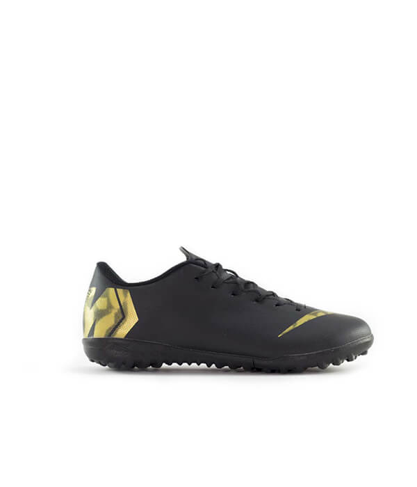 MERCURIA X BLACK AND GOLDEN SPORTS SHOES FOR MEN