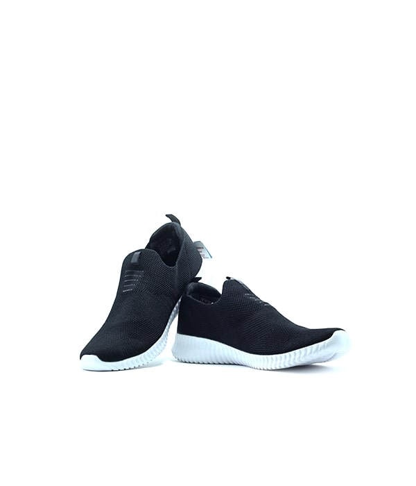 BLACK NOVELTY CAUSAL SNEAKERS FOR MEN