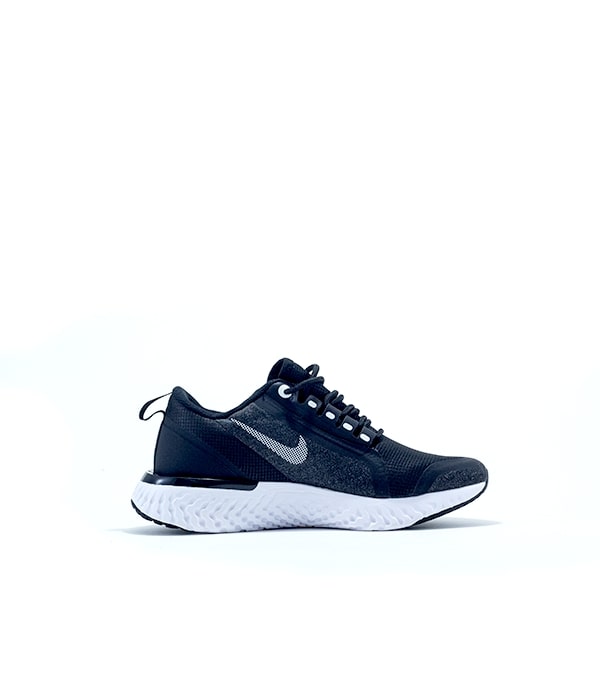 Black and White Air Pace up Running Shoes for Men