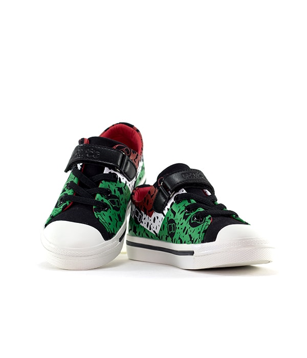 FD Black Stylish Sneakers For Kids