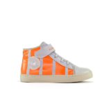 FD Grey High Top Sneakers For Kids 1