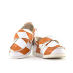 FD Orange Stick-On Sneakers For Kids 3