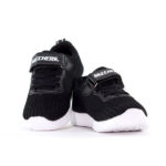 SKC Black Stick-On Sneakers For Kids 2