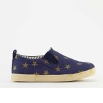 FD Blue Slip-On Sneakers For Kids