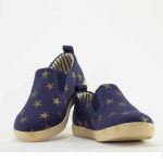 FD Blue Slip-On Sneakers For Kids