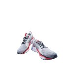 Grey and Red Men`s shoes for running 2