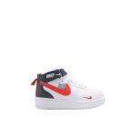 NK White and Red Casual Shoes for Kids