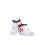 NK White and Red Casual Shoes for Kids 2