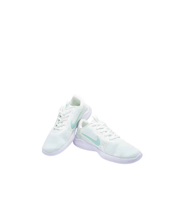 Green and White casual shoes for Women 2