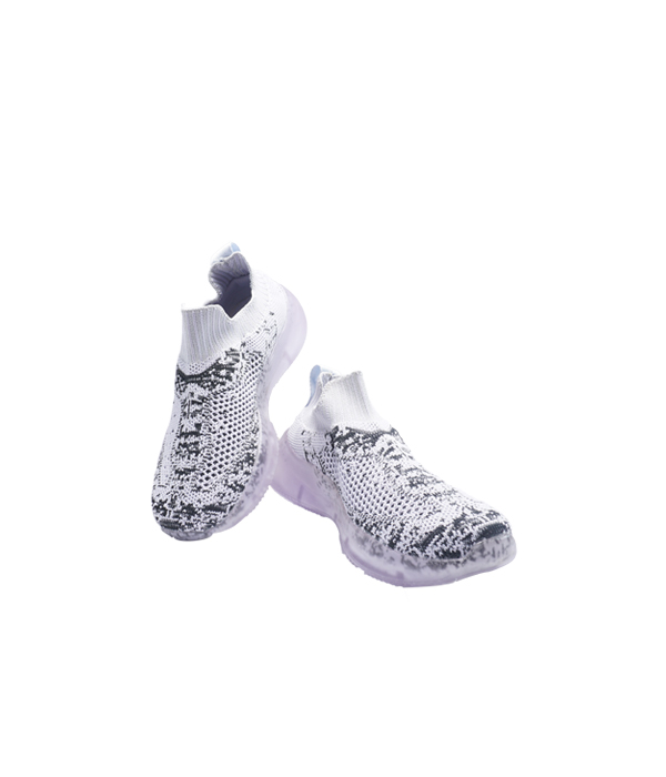 AD-Black and White Casual Shoes for Kids 2