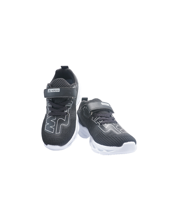 AD-Black Running Shoes for kids 2