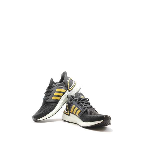 AD Black and Gold Sports Shoes For Men-1