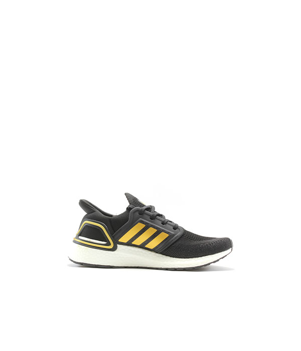 AD Black and Gold Sports Shoes For Men