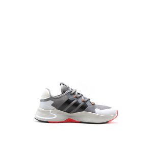 AD Grey & Red Sports Shoes For Men