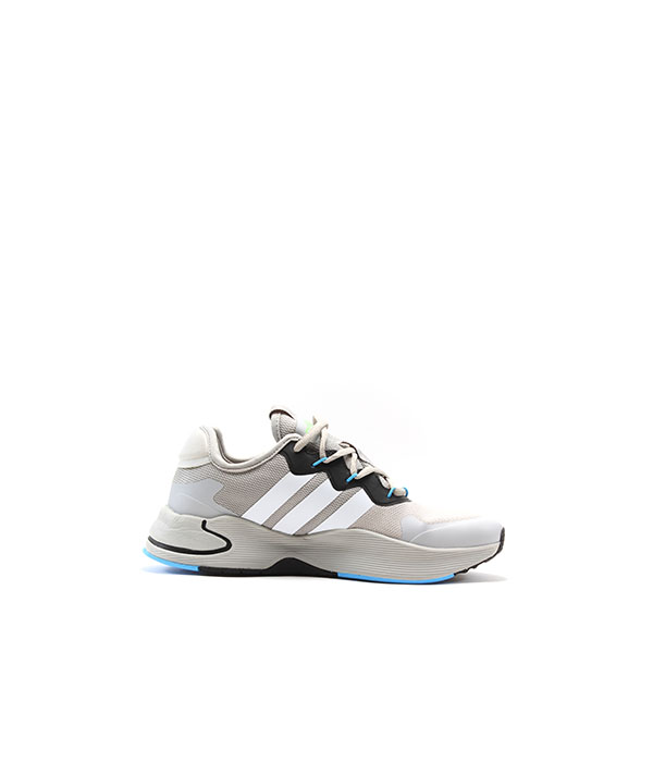 AD Grey & White Sports Shoes For Men