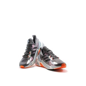 AD Grey and Orange Sports Shoes For Men-1