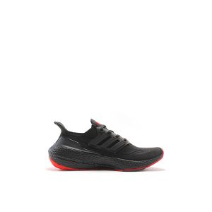 AD Solid Black and Red Sports Shoes For Women