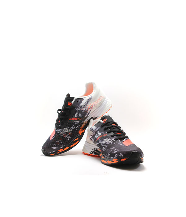 AD White & Orange Running Shoes For Men-1