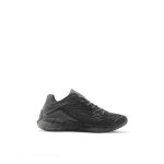 RB Solid Black Running Shoes For Men