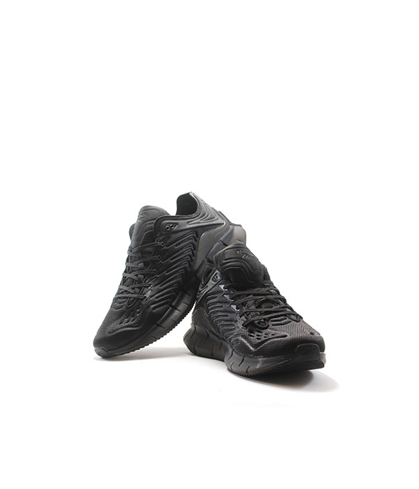 RB Solid Black Running Shoes For Men -1