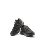 UA Solid Black and Gold Running Shoes For Men-1