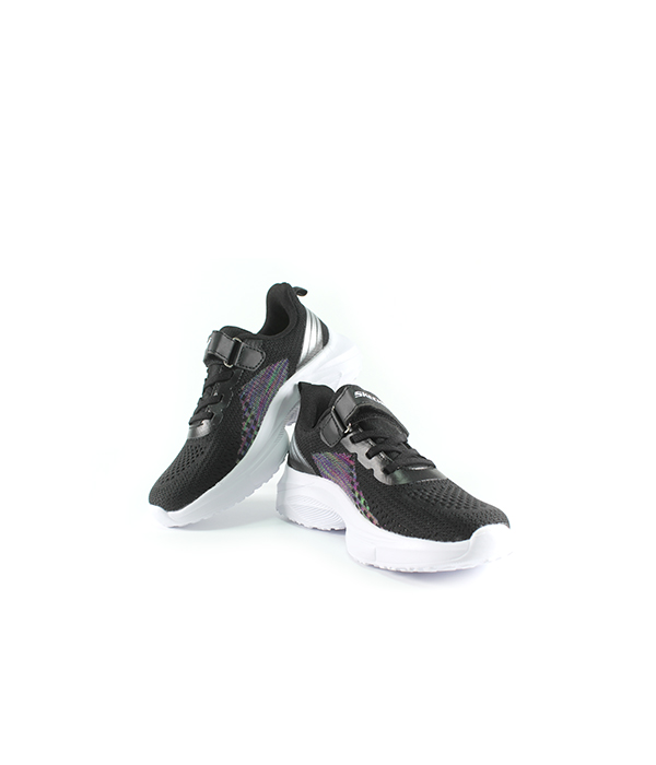 SK Black Running Shoes for Kids -1
