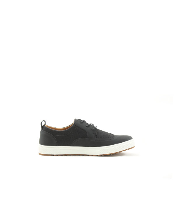 Flash black casual shoes for men