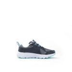 UA grey & blue running shoes for men