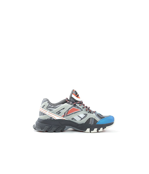 RB blue grey & red Hiking Shoes for Men