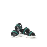 FD Black/green Sandals for Kids-1