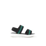 FD Black/Green Sandals for Kids