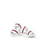 FD White/Red Sandals for Kids-1