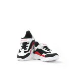 SKC Black / White/red  Jogging Shoes for Kids-1