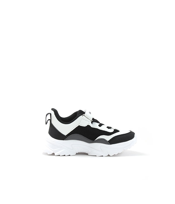 SKC black/White jogging Shoes for Kids