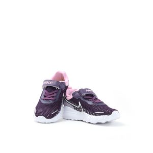 NK Pink / white Jogging Shoes for Kids-1