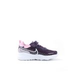 NK Pink / black Jogging Shoes for Kids