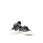 FD Black white jogging Shoes for Kids-1