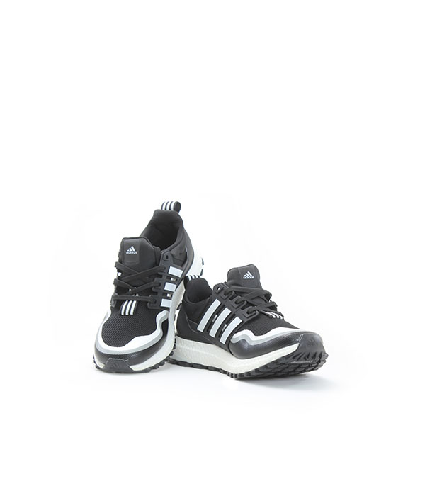 AD ultra boost black & white running shoes for men/women-1