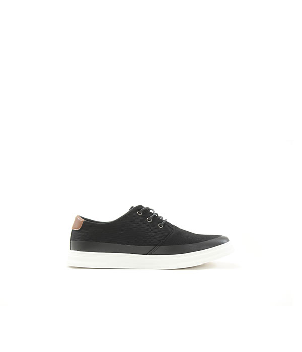 Flash black/white casual shoes for men