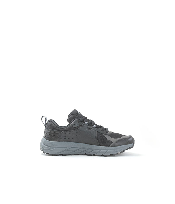 UA grey & black running shoes for men