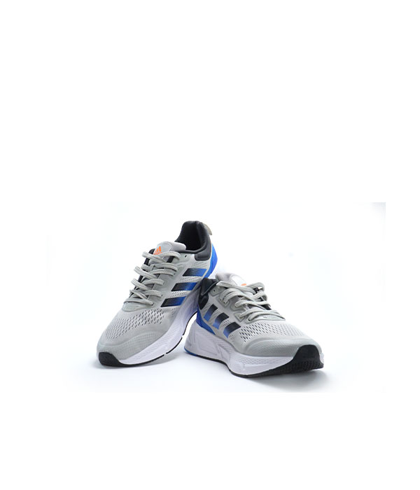 AD Bounce Running Grey/Blue Shoes for Men - Flash Footwear
