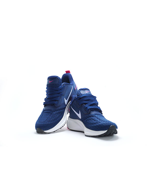 NK Air Zoom Blue Running Shoes for Women-2