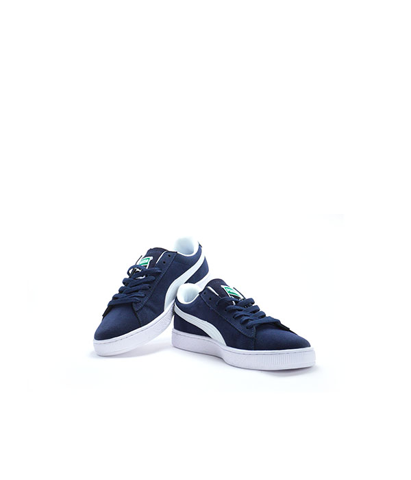 PM Sneakers Suede BlueWhite Casual Shoes for Men-1