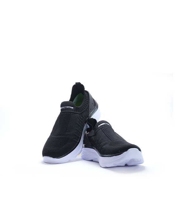 SKC Archfit Black Walking Shoes for Women-1