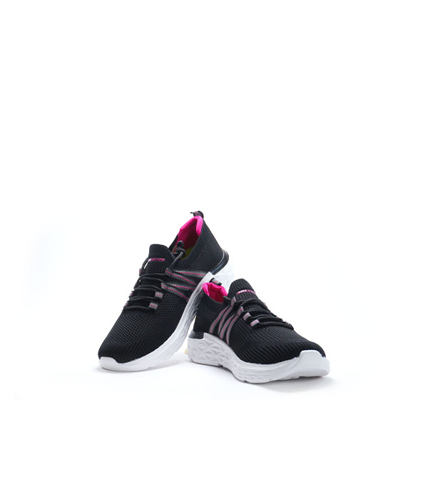 SKC Black Walking Shoes for Women (3)