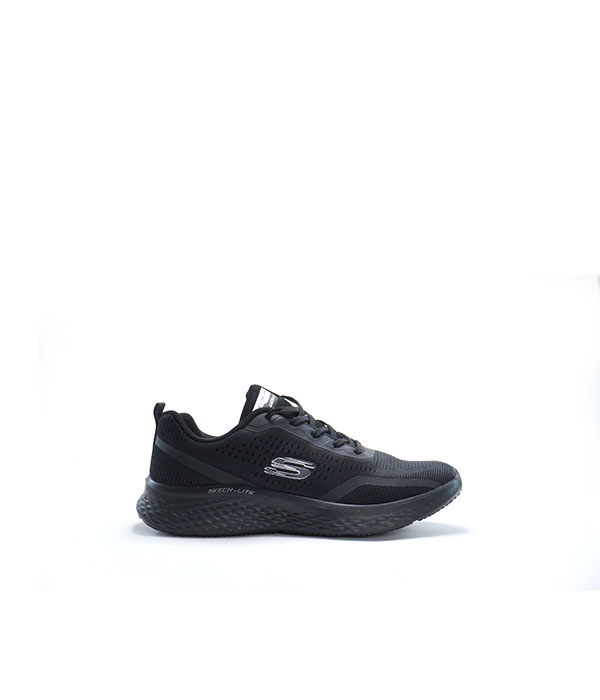 SKC Lite Air cooled Memory Foam Walk Black Shoes for Men