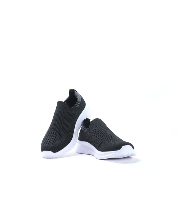 AD Comfort Black Walking Black shoes for Kids-1